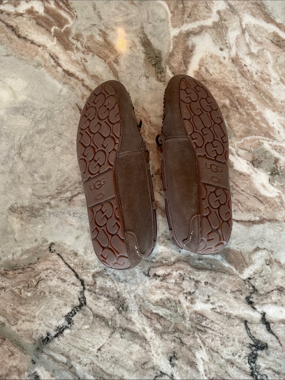 UGG Dakota Slipper Sherpa Lined Brown Loafer Shoe Size 9 - Picture 5 of 8